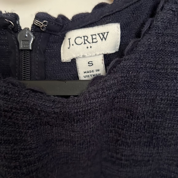 J.Crew Textured tank top with scallop trim - Picture 2 of 2